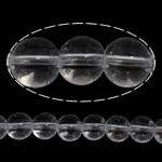 Perles de cristal rondes , quartz clair, 4mm, Trou:Environ 1.2mm, Longueur Environ 15.8 pouce, 10Strandstoron/lot, Environ 100PC/brin, Vendu par lot