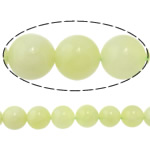 Perles en jade, jade de nouvelle montagne, Rond, 6mm, Trou:Environ 1.8mm, Longueur Environ 15 pouce, 10Strandstoron/lot, Environ 60PC/brin, Vendu par lot