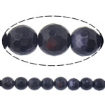 Blå Goldstone perler, Runde, maskine facetteret, 4mm, Hole:Ca. 0.8mm, Længde Ca. 15 inch, 20Strands/Lot, Ca. 95pc'er/Strand, Solgt af Lot