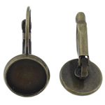 Brass Lever Back Earring Blank antique bronze color plated nickel lead & cadmium free Inner Approx 10mm Sold By Bag