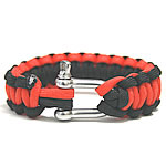 Survival Bracelets 330 Paracord zinc alloy clasp handmade two tone 23mm Length Approx 9 Inch Sold By Bag
