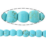 Turquoise Beads Natural Turquoise skyblue Approx 1.2mm Length Approx 16 Inch Sold By Lot