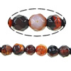 Natural Miracle Agate Beads, Round, faceted, 4-4.5mm, Hole:Approx 0.5mm, Length:Approx 15 Inch, 5Strands/Lot, Approx 97PCs/Strand, Sold By Lot