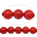 Natural Coral Beads Round red 8mm Approx 1mm Length Approx 15.7 Inch Approx Sold By Lot