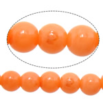 Natural Coral Beads Round orange 2.5-3mm Approx 0.8mm Length Approx 16.8 Inch Approx Sold By Lot