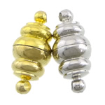 Brass Magnetic Clasp plated single-strand mixed colors nickel lead & cadmium free Approx 1.8mm Sold By Bag