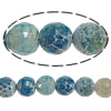 Natürliche Feuerachat Perlen, rund, verschiedene Größen vorhanden & facettierte, Bohrung:ca. 1-1.2mm, Länge 14.5 ZollInch, verkauft von Menge