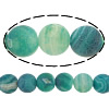 Natural Effloresce Agate Beads Round 8mm Approx 2mm Length 15 Inch Sold By Lot