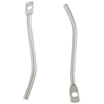 Stainless Steel Hoop Earring Component 316 Stainless Steel original color Approx 1mm Sold By Bag