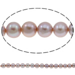Cultured Round Freshwater Pearl Beads natural purple Grade AA 8-9mm Approx 0.8mm Sold Per Approx 15.3 Inch Strand
