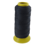 Cuerda de Nylon, cordón de nylon, Negro, 1mm, longitud aproximado 500 m, Vendido por UD