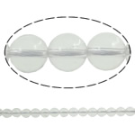 Naturlige klar kvarts perler, Clear Quartz, Runde, forskellig størrelse for valg, Hole:Ca. 1.5mm, Længde Ca. 15.7 inch, Solgt af Lot