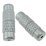 Brass Screw Clasp Tube platinum color plated lead & cadmium free Approx 0.8mm Sold By Lot