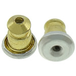 Aluminum Barrel Bullet Style Ear Nut plated two tone lead & cadmium free Approx 0.8mm Sold By Lot