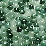 Jadite Pärlor, Rund, naturlig, slät, 7-8mm, Hål:Ca 1-2mm, 50PC/Bag, Säljs av Bag