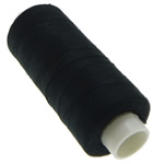 Nylontråd, Nylon, med plast slid, utan elastisk, 2-garn, svart, 0.20mm, Längd 1500 m, 100PC/Lot, Säljs av Lot