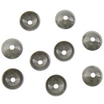 Rostfritt stål Pärlor Keps, ROSTFRITT STÅL, ursprungliga färgen, 3x3x1.50mm, Hål:Ca 0.5mm, 300PC/Bag, Säljs av Bag
