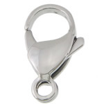 Stainless Steel Lobster Claw Clasp, 304 Stainless Steel, original color, 12x6x4mm, Hole:Approx 1.8mm, 500PCs/Lot, Sold By Lot