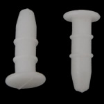 Earphone Jack stofkap Stekkers, Plastic, wit, 5.50x12x3.50mm, 5000pC's/Bag, Verkocht door Bag