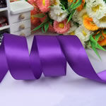 Satin Ribbon dark purple 6mm Length 500 Yard Sold By Lot