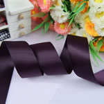 Satin Ribbon dark purple 25mm Length 200 Yard Sold By Lot