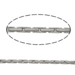Bostonski lanac od nehrđajućeg čelika, Nehrđajući čelik, izvorna boja, 0.80mm, Dužina 100 m, Prodano By Lot