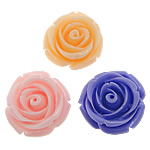 Smola Nakit perle, Cvijet, miješana boja, 21x21x13mm, Rupa:Približno 2mm, 500računala/Torba, Prodano By Torba
