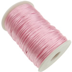 Cuerda de Nylon, cordón de nylon, Rosado, 2.5mm, longitud:aproximado 75 m, Vendido por UD