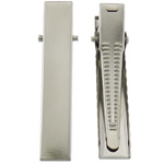 Hair Clip Findings Iron Rectangle platinum color plated nickel lead & cadmium free Sold By Lot