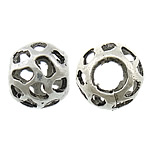 Zinc Alloy Hollow Beads Drum antique silver color plated without troll nickel lead & cadmium free Approx 4.5mm Sold By Lot