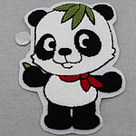 Żelaza na poprawki, Sukno, Panda, 150x200mm, 10komputery/torba, sprzedane przez torba