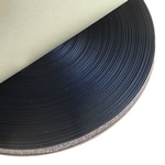 Satin Ribbon with letter pattern & single-sided dark blue 9mm Length 200 Yard  Sold By Lot