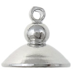 Brass Pendant Bail platinum color plated nickel lead & cadmium free Approx 1mm Inner Approx 12mm Sold By Bag