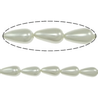 South Sea Shell Beads Teardrop Approx 1mm Sold Per 16 Inch Strand