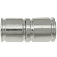 Brass Magnetic Clasp Tube platinum color plated nickel lead & cadmium free Approx 3.5mm Sold By Bag