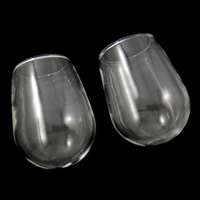 Glass Globe Cover Vial translucent Sold By Bag