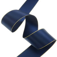 Satin Ribbon single-sided dark blue 38mm Length 50 Yard  Sold By Lot