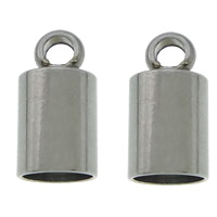 Stainless Steel End Caps 304 Stainless Steel original color 4mm Approx 1.8mm Sold By Lot