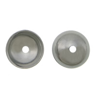 Stainless Steel Bead Cap 304 Stainless Steel Dome original color Approx 0.8mm Sold By Lot