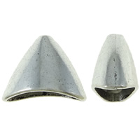 Zinc Alloy Bead Cap Triangle antique silver color plated nickel lead & cadmium free Approx 1.5mm Approx Sold By KG