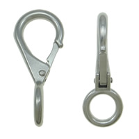 Stainless Steel Key Clasp 304 Stainless Steel original color 71mm Inner Approx 19mm Sold By Lot
