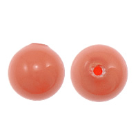 Half Drilled South Sea Shell Beads Round natural half-drilled reddish orange 12mm Approx 1mm Sold By Lot