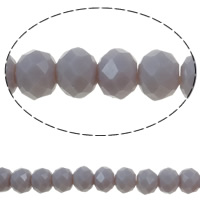 Imitation de perles en cristal CRYSTALLIZED™ , rondelle, facettes & imitation de cristal CRYSTALLIZED™, LT améthyste, 8x6mm, Trou:Environ 1mm, Longueur Environ 17.7 pouce, 10Strandstoron/sac, Vendu par sac