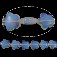 Opal morski Koralik, Kwiat, 21x21x8mm, otwór:około 2mm, długość około 15 cal, 10nici/wiele, około 19komputery/Strand, sprzedane przez wiele