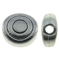 Zinc Alloy Flat Beads Flat Round antique silver color plated nickel lead & cadmium free Approx 1mm Approx Sold By KG