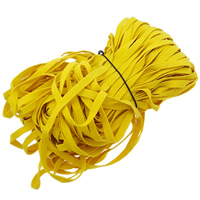 Velvet Cord  Wool yellow 10mm Length 150 m  Sold By Lot