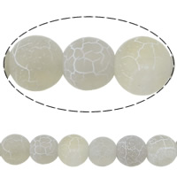 Natural Effloresce Agate Beads Round Approx 0.8-1.5mm Sold Per Approx 15 Inch Strand