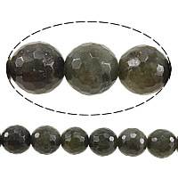 Natural Labradorite Beads Round faceted 10mm Approx 1mm Length Approx 15 Inch Approx Sold By Lot