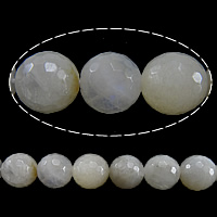 Natural Moonstone Beads Round faceted 10mm Approx 1mm Length Approx 15 Inch Approx Sold By Lot