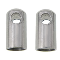 Stainless Steel End Caps 304 Stainless Steel original color Approx 3.5mm Inner Approx 1.5mm Sold By Lot